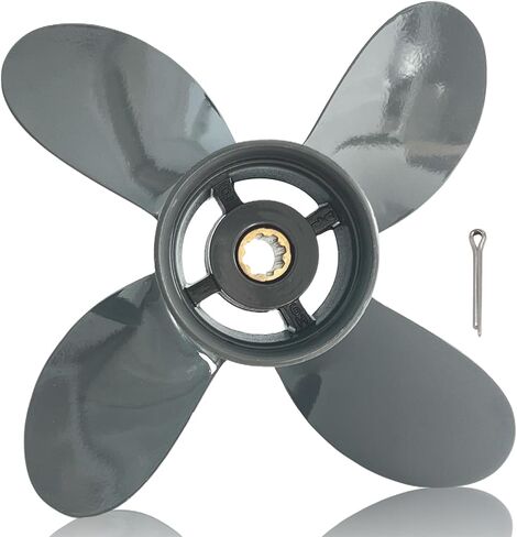 OEM Upgrade Aluminum Outboard Boat Propeller for Honda Engines 8 Spline Tooth 8-20 HP (9 1/4x9) in Saudi Arabia