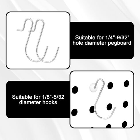 Pegboard Hook Locks,80Pcs Silicone Peg Hook Stoppers Clips for Stopping Hooks from Falling Off for 1/4 Inch Peg Board Push Pin Tool Organizer Peg Locks Round Holes (Black) in Saudi Arabia