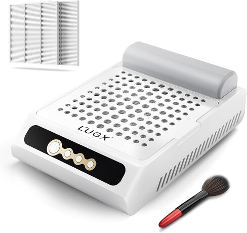 L'UGX 30Pcs Nail Dust Collector Filter Papers for L'UGX Professional Rechargeable Nail Dust Vacuum Machine LG618S in Saudi Arabia