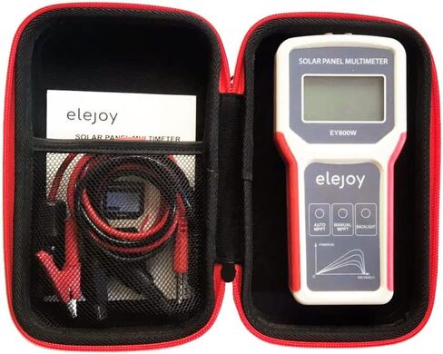 Solar Panel Tester 1600W - MPPT Photovoltaic Multimeter & Watt Meter | Measures Power Output, Performance, Open Circuit Voltage | Smart Portable Tool for Solar PV Panel Data & Troubleshoot in Saudi Arabia