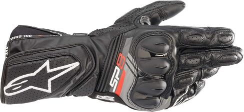 Alpinestars SP-8 V3 Men's Street Motorcycle Gloves - Black/White/Red Fluo/X-Large in Saudi Arabia