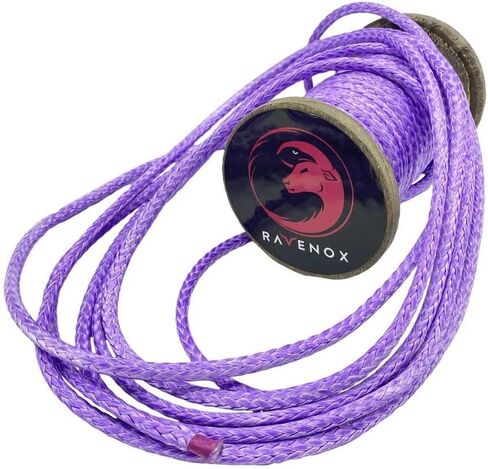 Ravenox HMPE Rope - (2.5 mm x 100 feet) - Heavy Duty Braided Synthetic Line for Fishing, Camping, Hammock, Tow Winch, Dyneema Cord, Kevlar & Paracord Accessory Alternative in Saudi Arabia