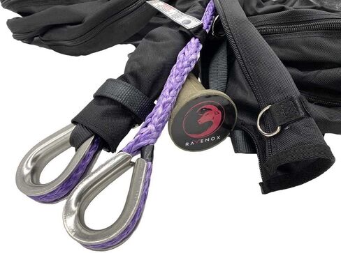 Ravenox HMPE Rope - (2.5 mm x 100 feet) - Heavy Duty Braided Synthetic Line for Fishing, Camping, Hammock, Tow Winch, Dyneema Cord, Kevlar & Paracord Accessory Alternative in Saudi Arabia
