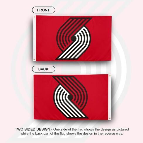 Desert Cactus Portland Trail Blazers Flag Team NBA National Basketball Association 100% Polyester Indoor Outdoor 3x5 feet Flags (Flag J) in Saudi Arabia