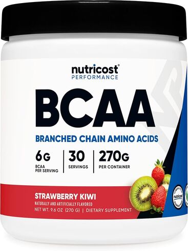 Nutricost BCAA Powder 2:1:1 (Peach Pear, 30 Servings) - Branched Chain Amino Acids in Kuwait