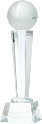 MECCANIXITY Crystal Glass Trophy, Champions Award for Desktop Table Decor Sports Competition Paperweight in Saudi Arabia