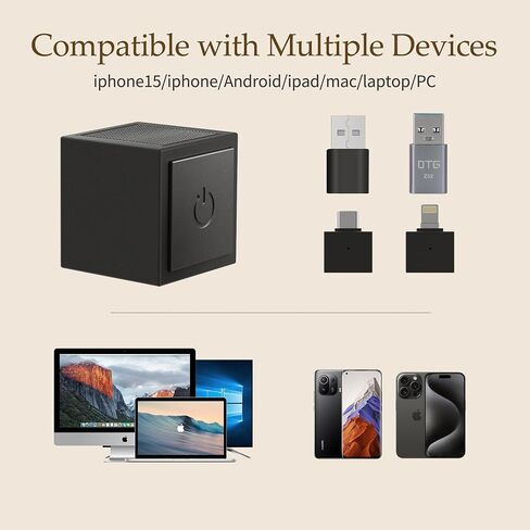 Wireless Lavalier Microphone, Wireless Clip On Microphone,Wireless Lapel Mic for Android/iPhone/Pro/Mini, HI-FI Sound Quality for Tiktok, YouTube, Video Recording, Zoom, Type-C, Black in Saudi Arabia