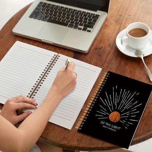 دفتر ملاحظات مسيحي ، يمكنني أن أفعل كل شيء من خلال دفتر يوميات المسيح للكتاب المقدس ، المجلات المسيحية للنساء ، مجلة الصلاة ، دفتر ملاحظات الكنيسة ، دفتر Notebly sporal 5.5x8.3 بوصة in Saudi Arabia
