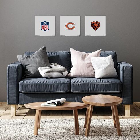 Trends International Gallery Pops NFL Minnesota Vikings - Drip Helmet Wall Art Wall Poster, 12.00" x 12.00", Black Frame Version in Saudi Arabia
