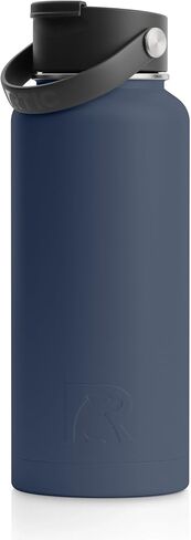 RTIC 32 oz Vacuum Insulated Bottle, Metal Stainless Steel Double Wall Insulation, BPA Free Reusable, Leak-Proof Thermos Flask for Water, Hot and Cold Drinks, Travel, Sports, Camping, Sunlight in Saudi Arabia