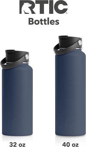 RTIC 32 oz Vacuum Insulated Bottle, Metal Stainless Steel Double Wall Insulation, BPA Free Reusable, Leak-Proof Thermos Flask for Water, Hot and Cold Drinks, Travel, Sports, Camping, Sunlight in Saudi Arabia