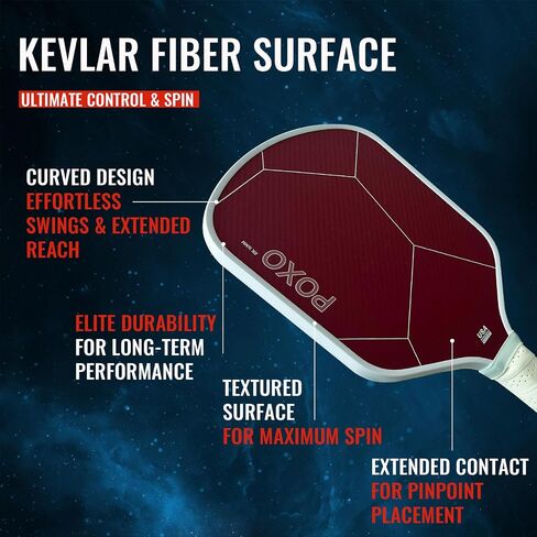 Pickleball Paddle Carbon Fiber 16MM,Pickleball Paddles Honeycomb Core - Gen 3 Propulsion Core,Professional Pickleball Racket Lightweight in Saudi Arabia