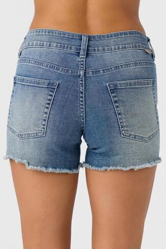 O'NEILL Womens Cody Denim Shorts, Blue Grass Wash, 25 in Kuwait