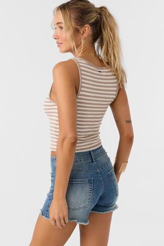 O'NEILL Womens Cody Denim Shorts, Blue Grass Wash, 25 in Kuwait