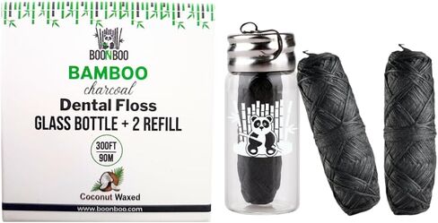 Dental Floss Refill, Charcoal Woven Thread, 8 Pieces, Mint in Saudi Arabia