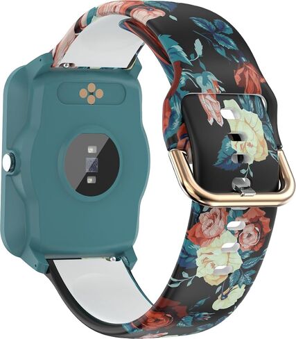 bemi Kix-m Smartwatch Fitness Tracker - Heart Rate Monitor, Blood Oxygen, Sleep Tracking, Pedometer Step Calories Tracker - 1.5 Inch Touchscreen IP68 Waterproof Women Men - Pink in Saudi Arabia