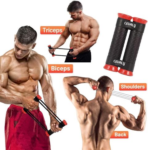 Rip Stick Efficient Chest Workout Equipment Portable Ripstick Equipment Joint Rehabilitation Upper Body Shoulder Quick Trength Training 10 Ripstik Bands Included in Saudi Arabia