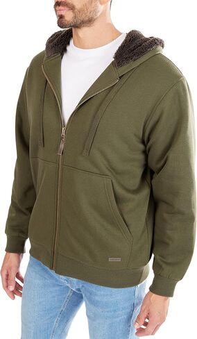 Smith's Workwear Men's Lined Fleece Jacket with Contrast Decorative Stitching, Navy, XX-Large in Saudi Arabia