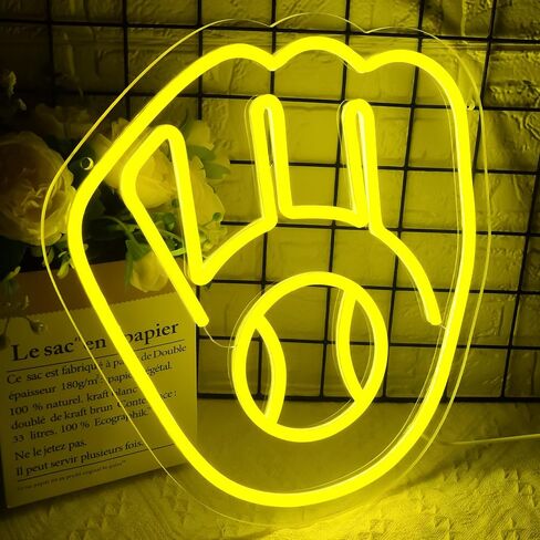 Neon Signs for Man Cave,Brineon Man Cave Neon Signs with Baseball Team Logo for Man Cave,Bar,Beer Pub,Birthday Eagle Gift,Acrylic Neon Signs for Bar with USB Powered,Metal in Saudi Arabia