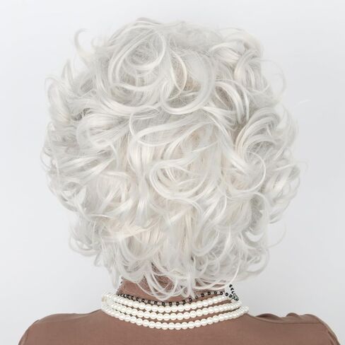 Topcosplay Women Wigs Wicth Ghost Wig Blue Grey Long Cosplay Halloween Costume Party Wig in Kuwait