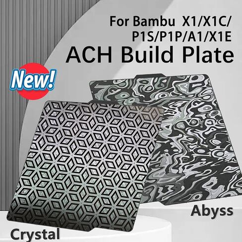 3D Printer Bambu Labs Build Plate for Bambu Lab X1C/X1/X1E/P1P/P1S/A1,Double Sided Fireworks+Butterfly Spring Steel Sheet Plate 257x257mm Flexible Removable Platform Bambu A1 3D Printer Plate. in Saudi Arabia