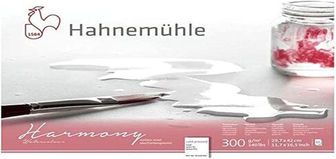 Harmony Watercolour 300g/m², Watercolor Block, Rough Texture, 7x10, 12 fls. in Kuwait