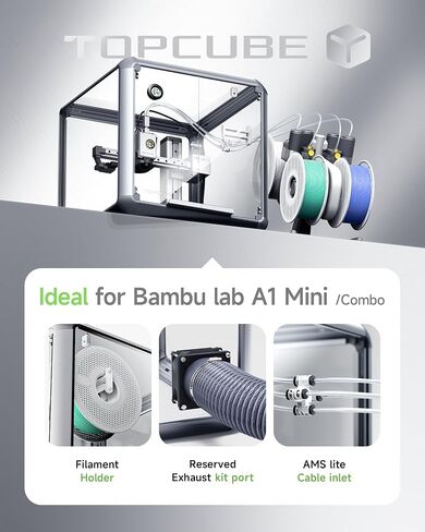 3D Printer Enclosure for Bambu Lab A1, Large Size Enclosure with LED Light, Fireproof Waterproof Dustproof Noise Reduction Constant Temperature 3D Printer Cover, 550x670x600MM in Saudi Arabia