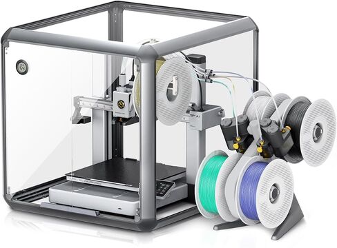 3D Printer Enclosure for Bambu Lab A1, Large Size Enclosure with LED Light, Fireproof Waterproof Dustproof Noise Reduction Constant Temperature 3D Printer Cover, 550x670x600MM in Saudi Arabia