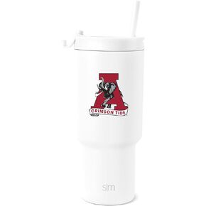 Simple Modern Officially Licensed Collegiate Georgia Bulldogs 30 oz Tumbler with Flip Lid and Straws | Insulated Cup Stainless Steel | Gifts for Men Women | Retro Vault Collection | Georgia Bulldogs in Kuwait