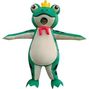 Pekifor Halloween Inflatable Frog Costume/Blow-up Costume Inflatable Costume for Adult/Halloween/Christmas/Birthday/Bachelor Party