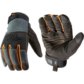 Wells Lamont FX3 Men's Extreme Dexterity Extra Wear Winter Work Gloves, Extra Large 7796,Gray