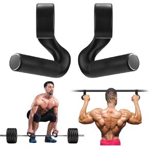 Neutral Grip Pull Up Handles - Heavy Duty Multi-Purpose Handles for Pull Ups & Deadlifts - Ergonomic Workout Handles & Exercise Machine Attachments with Premium Grips