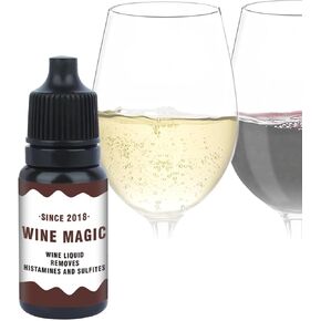 Wine Filter Drops Sulfite Purifier: Wine Filters For Histamines And Sulfite - No More Wine Headaches - Prevent Wine Sensitivities(Bottle of 2)