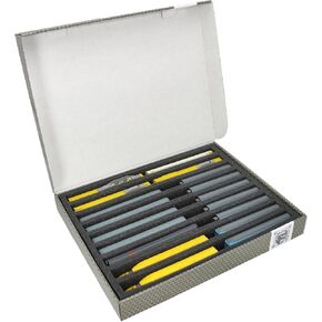 Feldherr Storage Box FSLB040 for Model Railway locomotives, Wagons and Vehicles - 9 Slots for N Gauge Vertical, Amount:3 pcs.