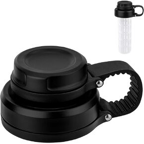 Clear Spout Lid for Hydro Flask 12 16 20 32 40 64 oz Wide Mouth Bottle,Replacement Lid for 2.28" Wide Mouth Sport Water Bottle Accessories