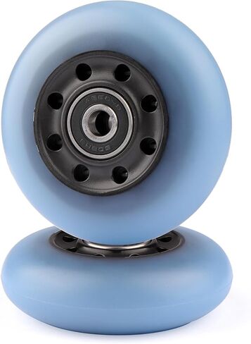76x24mm PU Replacement Wheels 90A Caster Board Wheels for Razor Ripstik RipRider 360 FlashRider PowerRider Ripsurf Waveboard (Black) in Saudi Arabia