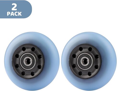 76x24mm PU Replacement Wheels 90A Caster Board Wheels for Razor Ripstik RipRider 360 FlashRider PowerRider Ripsurf Waveboard (Black) in Saudi Arabia