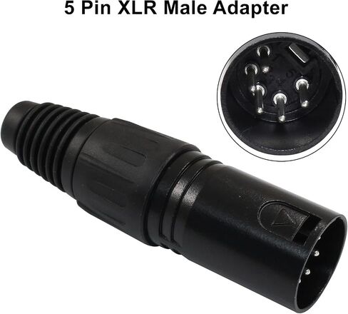 Litoexpe 4 Pcs 4 Pin XLR Female Plugs Connectors, XLR Cable Ends Solder Type Replacement Audio Socket, Female Plug Connector Mic Microphone Cable Plug Connector in Saudi Arabia