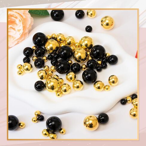 260Pcs Vase Filler White No Hole Faux Beads for Vase Filling Decorations, Candle Centerpieces, Wedding Centerpieces, Home Party Decor (8/14/18mm) in Kuwait