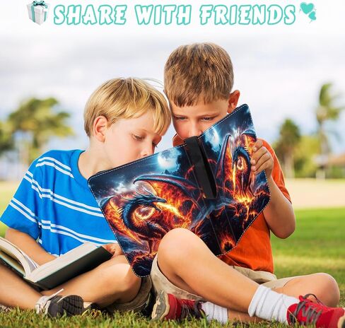 Cute Dragon Trading Card Binder ، Binder Card Card for Boys Girls Teens ، حامل بطاقة تداول قابل للتحصيل مع 400 بطاقة للتخزين ، Binder Zipper Binder Pu Health in Kuwait