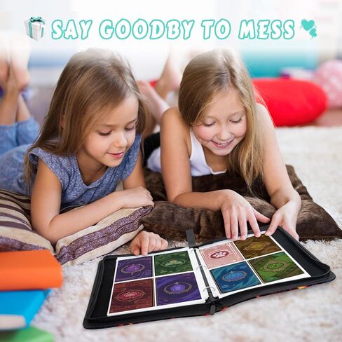 Cute Dragon Trading Card Binder ، Binder Card Card for Boys Girls Teens ، حامل بطاقة تداول قابل للتحصيل مع 400 بطاقة للتخزين ، Binder Zipper Binder Pu Health in Kuwait