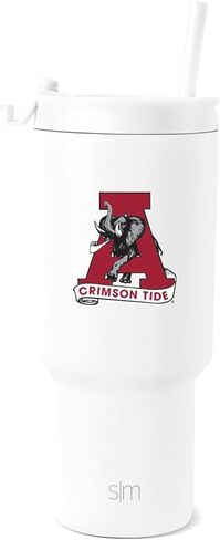Simple Modern Officially Licensed Collegiate Georgia Bulldogs 30 oz Tumbler with Flip Lid and Straws | Insulated Cup Stainless Steel | Gifts for Men Women | Retro Vault Collection | Georgia Bulldogs in Kuwait