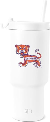 Simple Modern Officially Licensed Collegiate Georgia Bulldogs 30 oz Tumbler with Flip Lid and Straws | Insulated Cup Stainless Steel | Gifts for Men Women | Retro Vault Collection | Georgia Bulldogs in Kuwait