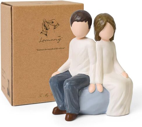 Mother and Son Figurines Statues, Sculpted Hand-Painted Mom and Child Statues Gifts for Mother’s Day Anniversary Birthday Home Decor in Saudi Arabia