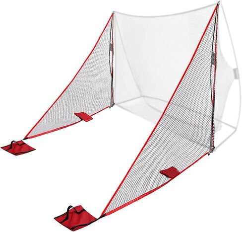 ملحق شبكة جولف شانك، ملحق شبكة جولف لشبكات ضرب الجولف، شبكة جانبية لحاجز الجولف مقاس 7 × 7 أقدام / 7 × 10 أقدام للاستخدام الداخلي والخارجي (مع حقيبتي رمل) in Kuwait