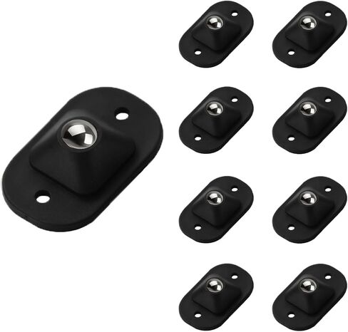 WNCY 8 PCS Self Adhesive Caster Wheels,360° Rotation Universal Wheel Mini Adhesive Wheels,Stainless Steel Swivel Wheels Sticky Pulley for Storage Box, Small Furniture,White in Saudi Arabia