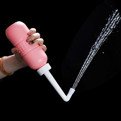 2PCS Vaginal irrigation Intimate Wash for Women,Portable Bidet Travel Bidets,Peri Bottle for Postpartum Care (Pink+Green) in Kuwait