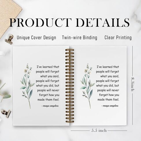 Christian Inspirational Spiral Notebook for Women, It Is Well with My Soul Journal Notebook, Bible Notebooks for School Work, Religious Office Supplies Gifts for Christian Men, 5.5x8.3 Inch in Kuwait