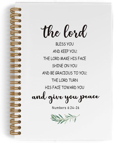 Christian Inspirational Spiral Notebook for Women, It Is Well with My Soul Journal Notebook, Bible Notebooks for School Work, Religious Office Supplies Gifts for Christian Men, 5.5x8.3 Inch in Kuwait