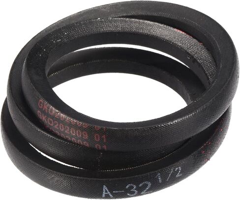 uxcell 3 Pack A37 1/2 Classic Wrapped V-Belt, 39" Outside Circumference Wrapped Industrial Rubber V-Belt A Profile V-Belt for Industrial Machinery Equipment, Black in Saudi Arabia